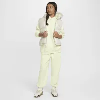 Nike Sportswear Club Fleece Big детские оверсайз Pullover Толстовка с капюшоном цвет зеленый