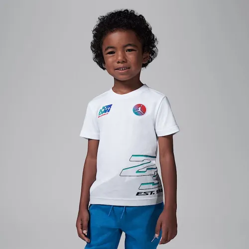 Nike Jordan Toddler Moto футболка цвет белый