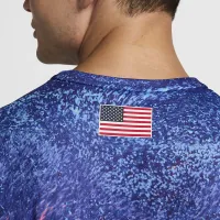 USA Miler чоловічі Nike Dri-FIT Short-Sleeve Running Top колір червоний