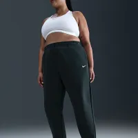 Nike Sportswear Phoenix Fleece жіноча З високою талією оверсайз Sweatpants (великі розміри) колір зелений