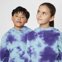 Nike Sportswear Club Fleece Big детские Толстовка с капюшоном цвет зеленый