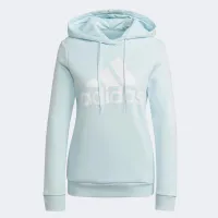 Кофта/футболка adidas Loungwear Essentials Logo Fleece Толстовка с капюшоном HM1905 - Голубая