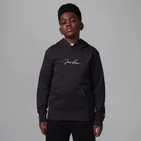 Nike Jordan MVP Big дитячі Fleece Pullover Толстовка з капюшоном колір чорний