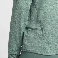 Nike Dri-FIT Swift Element UV женская Crew-Neck Running Top цвет зеленый
