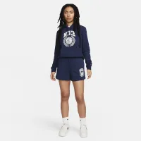 Nike Sportswear Club Fleece женская Mid-Rise Graphic шорты синий