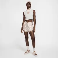 Nike Naomi Osaka женская С высокой Талией BreaКофеy шорты цвет коричневый