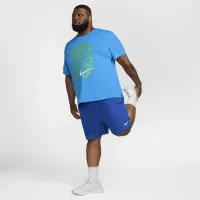 Nike Rise 365 Run Energy чоловічі Dri-FIT Short-Sleeve Running Top блакитний