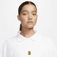 NikeCourt Dri-FIT Heritage женская Tennis Polo цвет белый