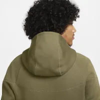 Nike Sportswear Tech Fleece Windrunner мужские Full-Zip Толстовка с капюшоном цвет зеленый