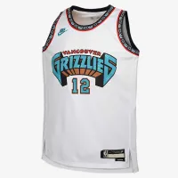 Ja Morant Memphis Grizzlies 2024/25 Hardwood Classics Big детские Nike NBA Swingman Jersey цвет белый