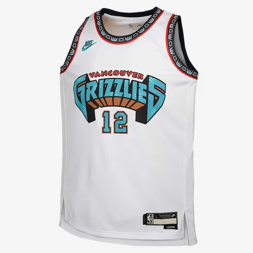 Ja Morant Memphis Grizzlies 2024/25 Hardwood Classics Big детские Nike NBA Swingman Jersey цвет белый