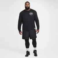 Nike LeBron мужские Max90 Long-Sleeve баскетбольные футболка цвет черный