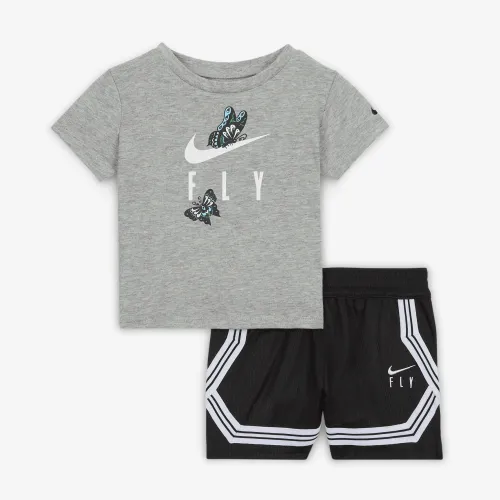 Nike Dry-FIT Fly Crossover Baby (12-24M) 2-Piece футболка набор цвет черный