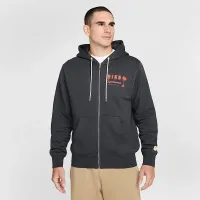 Nike Club мужские Full-Zip Fleece Толстовка с капюшоном цвет серый