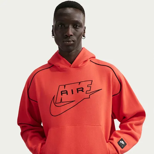 Nike Air чоловічі Fleece Pullover Толстовка з капюшоном колір червоний