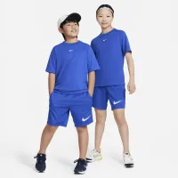 Nike Multi Big детские (для мальчиков) Dri-FIT тренировочные Top синий