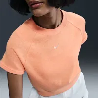 Nike Sportswear Chill Terry женская Short-Sleeve French Terry Top Orange