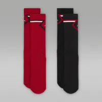Nike Jordan Big детские Diamond High Crew носки (2 пары) цвет красный