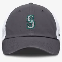 Seattle Mariners Club чоловічі Nike MLB Trucker Adjustable Hat колір сірий
