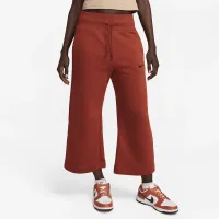 Nike Sportswear Phoenix Fleece женская С высокой Талией Cropped Sweatpants Orange