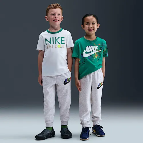 Nike Club Little детские Chenille Joggers цвет коричневый