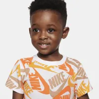 Nike Futura Toss Toddler шорти комплект колір коричневий