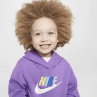 Nike Sportswear Club Fleece Toddler Толстовка з капюшоном комплект колір фіолетовий