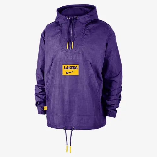 Los Angeles Lakers Club Courtside чоловічі Nike NBA Anorak колір фіолетовий