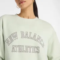 Кофта/футболка New Balance WT43516NUM - зеленая