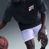 Nike чоловічі баскетбольні футболка колір чорний