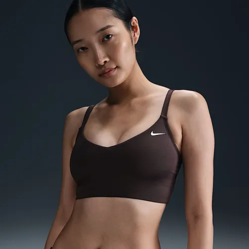 Nike Swim Essential жіноча V-Neck Midkini колір коричневий