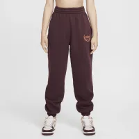 Nike Sportswear Club Fleece Girls' Loose Pants цвет красный