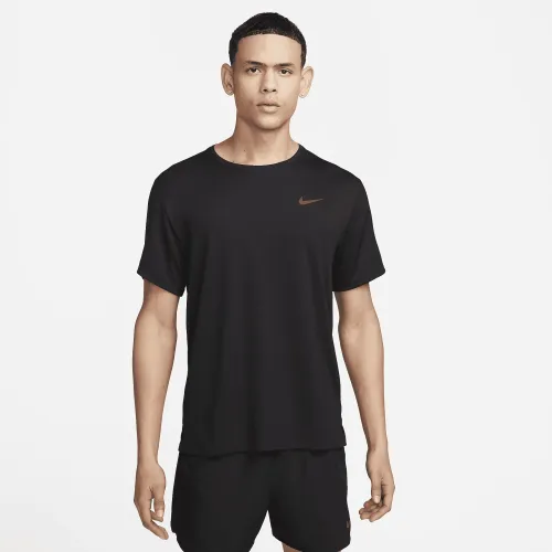 Nike Miler чоловічі Dri-FIT UV Short-Sleeve Running Top колір чорний