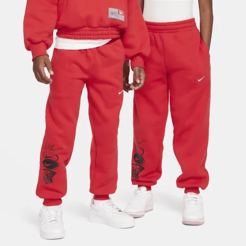 Nike Culture of баскетбольні Big дитячі Fleece Pants колір червоний