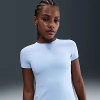 Nike Form женская Short-Sleeve Top синий