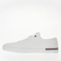 Кроссовки Tommy Hilfiger Corporate Vulc Canvas FM0FM04954-YBS - Белые