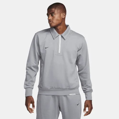 Nike Culture of Football Standard Issue чоловічі Dri-FIT 1/4-Zip Soccer Top колір сірий