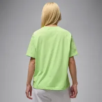Nike Jordan Flight женская Graphic футболка цвет зеленый