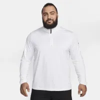 Nike Victory мужские Dri-FIT 1/2-Zip для гольфа Top цвет белый