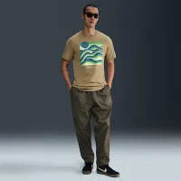 Nike Sportswear футболка колір коричневий