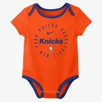New York Knicks Baby Nike NBA 3 пари Bodysuit комплект Orange