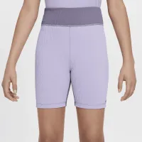 Nike One Girls' Dri-FIT велосипедки цвет фиолетовый