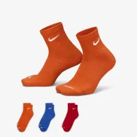 Nike Everyday Plus Cushioned тренувальні Ankle шкарпетки (3 пар) різнокольорові