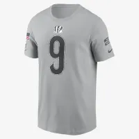 Joe Burrow Cincinnati Bengals Salute to Service чоловічі Nike NFL футболка колір сірий