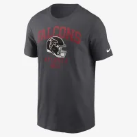 Atlanta Falcons Helmet Essential мужские Nike NFL футболка цвет серый