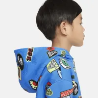 Nike Sportswear Toddler Printed Толстовка с капюшоном синий