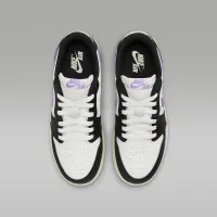 Nike Air Jordan 1 Retro Low Big детские Кроссовки цвет черный