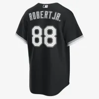 Luis Robert Jr. Chicago цвет белый Sox мужские Nike MLB Replica Jersey цвет черный