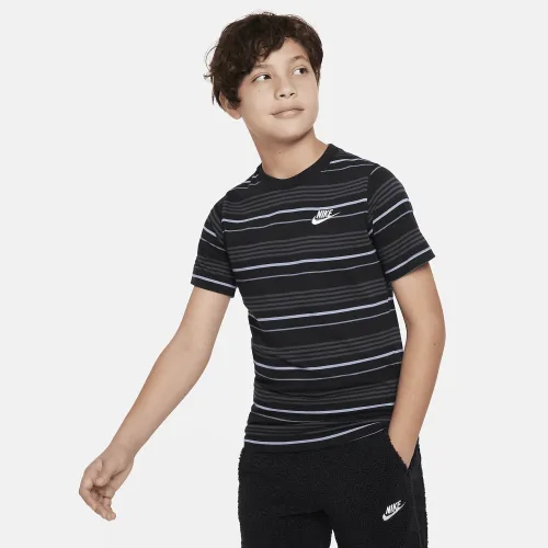 Nike Sportswear Big дитячі футболка колір чорний