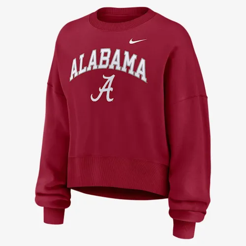 Alabama Phoenix Arch женская Nike College Pullover Crew цвет красный